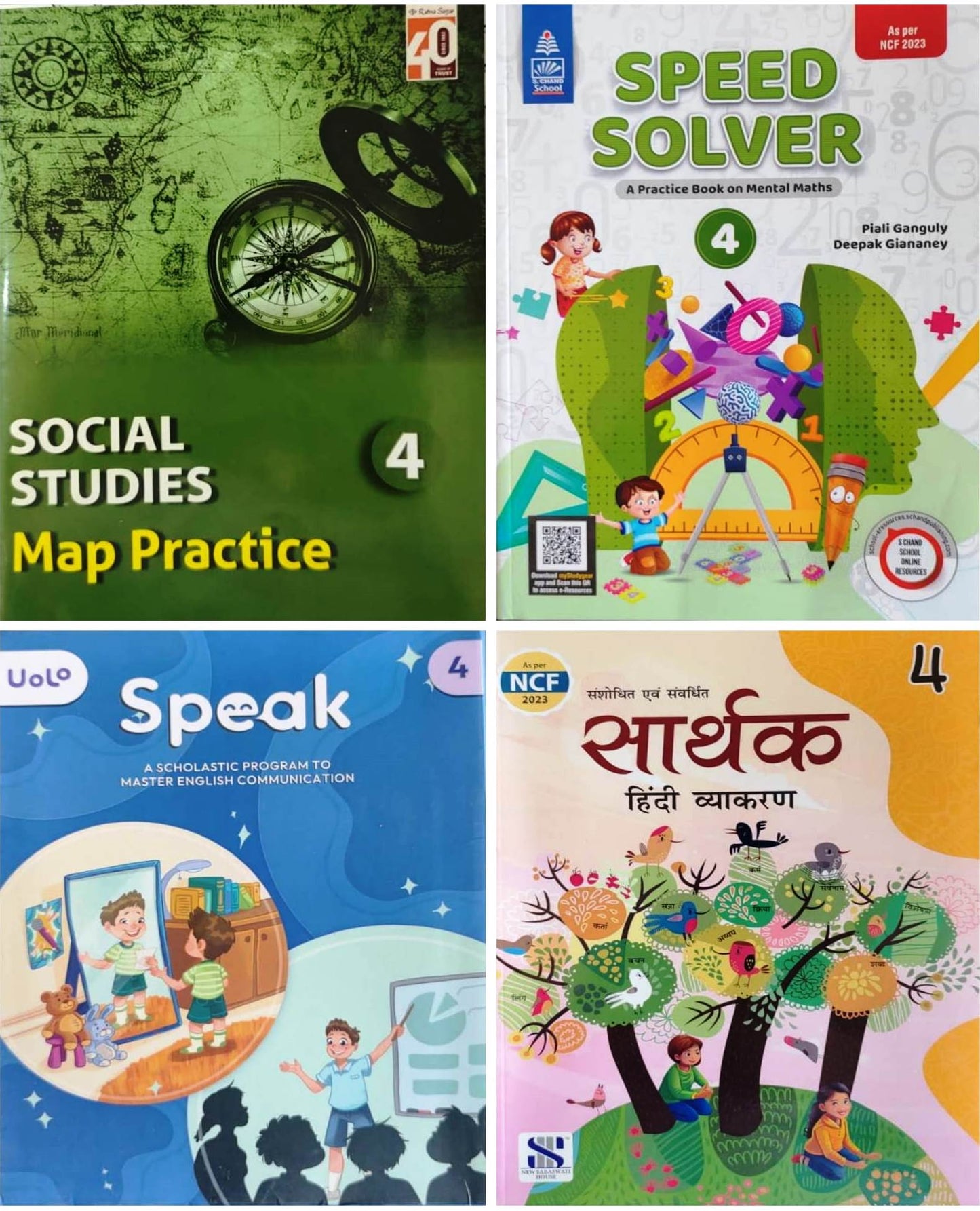 Class 4 Combined Book Set (All Subjects)