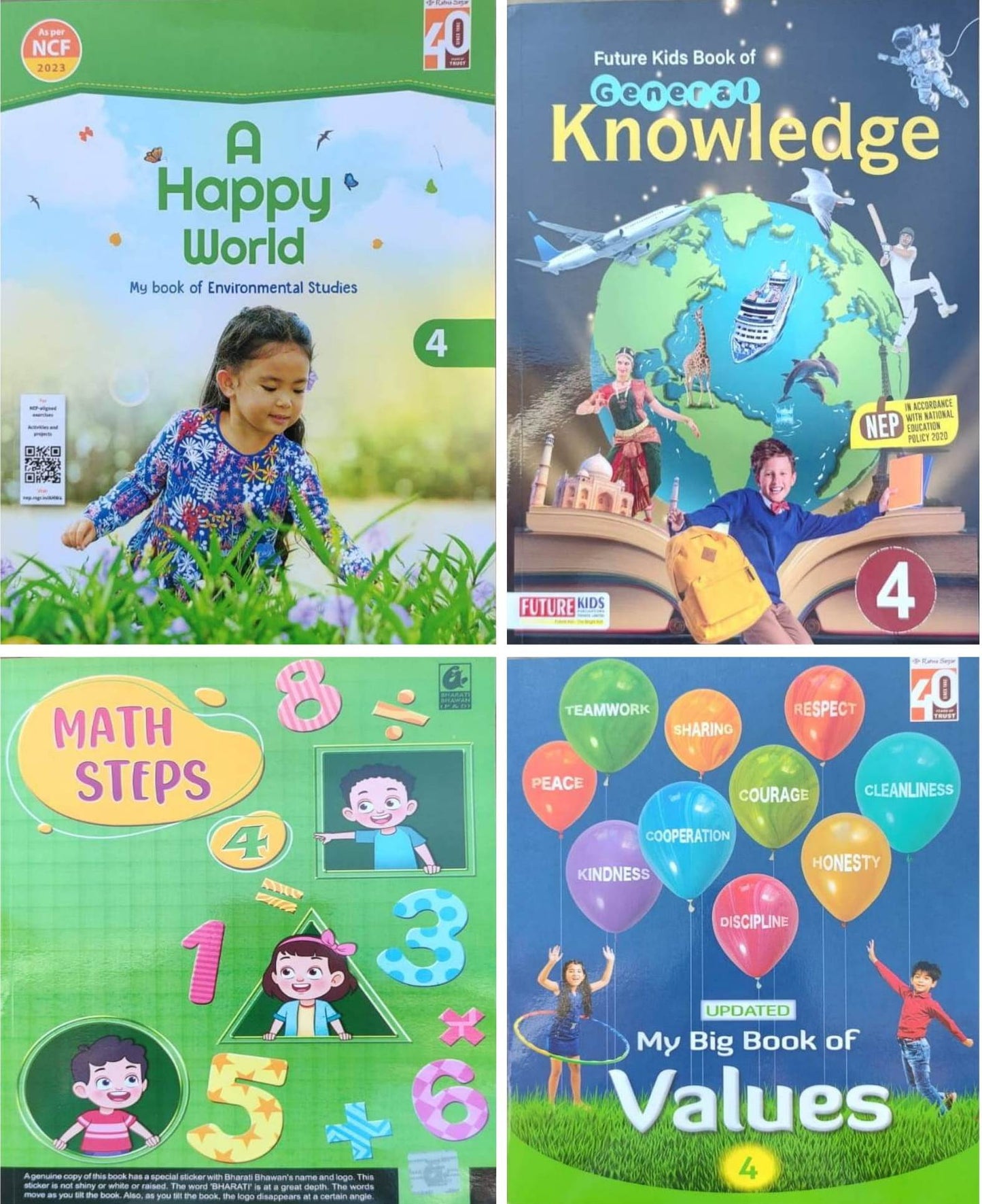 Class 4 Combined Book Set (All Subjects)