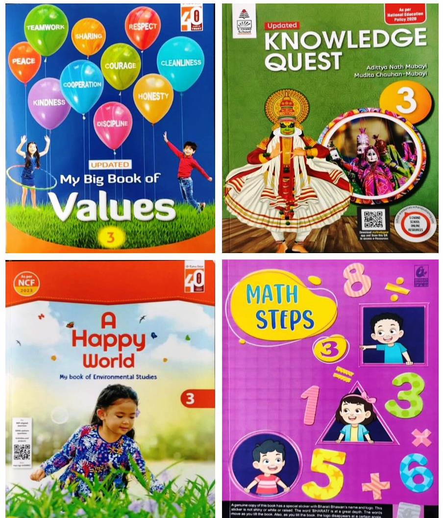 Class 3 Combined Book Set (All Subjects)