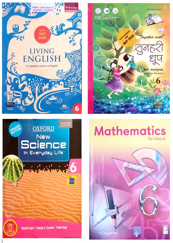 Class 6 Combined Book Set (All Subjects) with Sanskrit