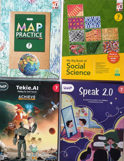 Class 7 Combined Book Set (All Subjects) with URDU
