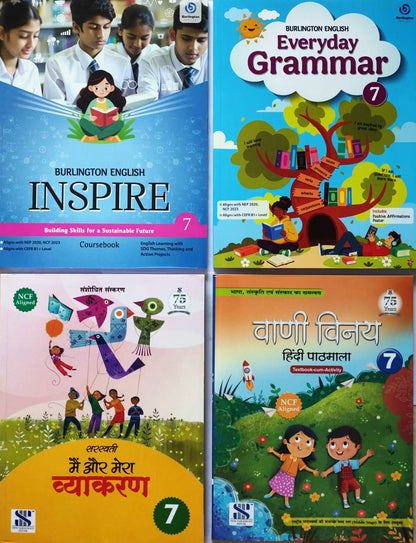 Class 7 Combined Book Set (All Subjects) with URDU