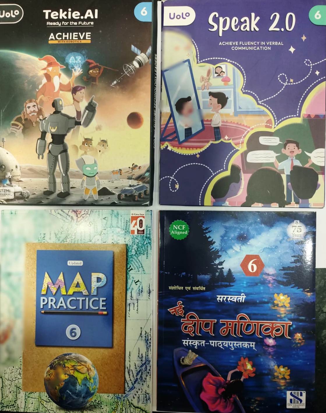 Class 6 Combined Book Set (All Subjects) with Sanskrit