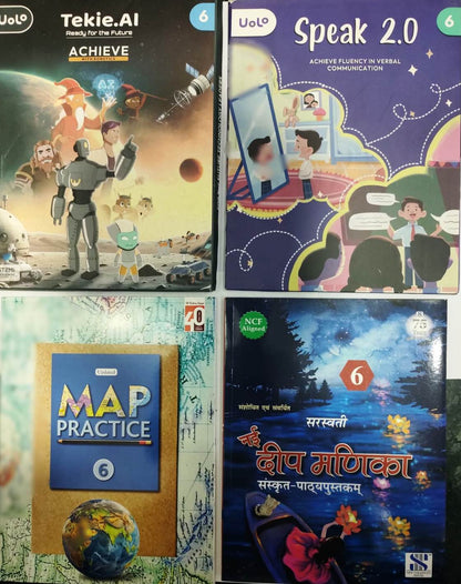Class 6 Combined Book Set (All Subjects) with Sanskrit