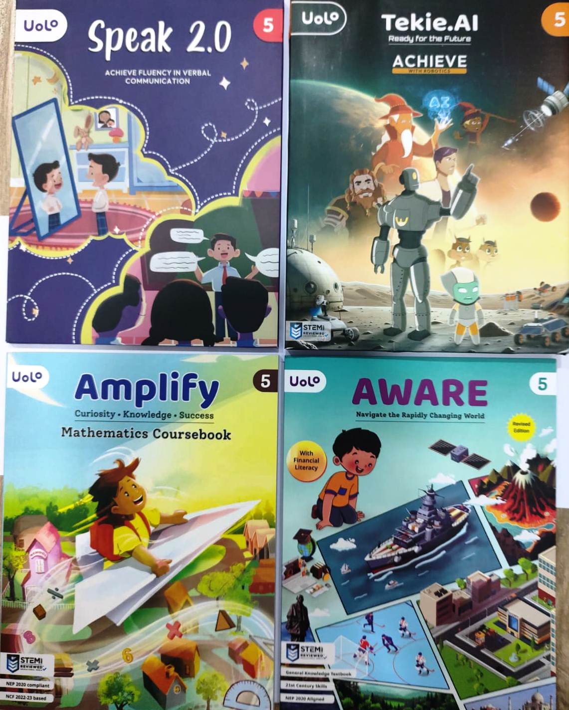 Class 5 Combined Book Set (All Subjects) with Sanskrit