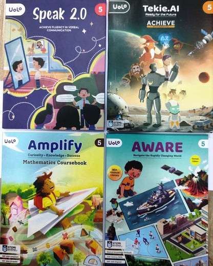 Class 5 Combined Book Set (All Subjects) with Sanskrit